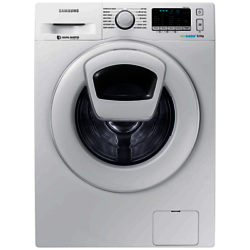 Samsung AddWash WW80K5410WW/EU Washing Machine, 8kg Load, A+++ Energy Rating, 1400rpm Spin, White